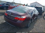 2015 Honda Accord Lx Maroon vin: 1HGCR2F38FA223763