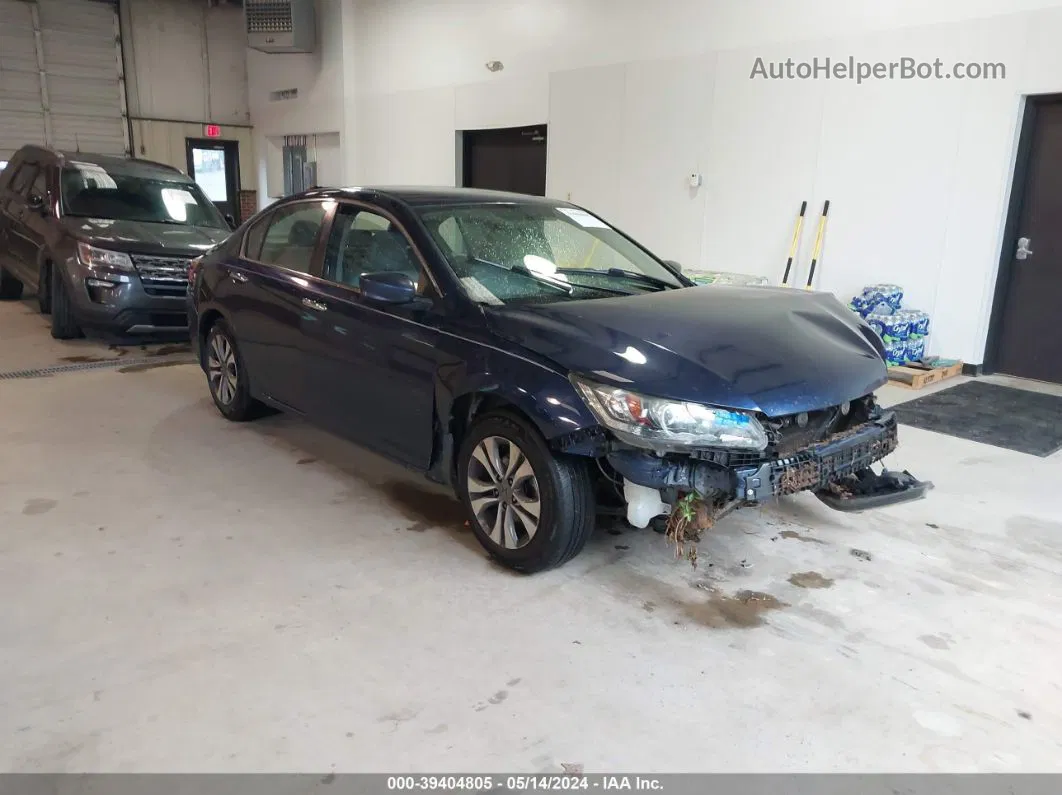 2015 Honda Accord Lx Blue vin: 1HGCR2F38FA228283