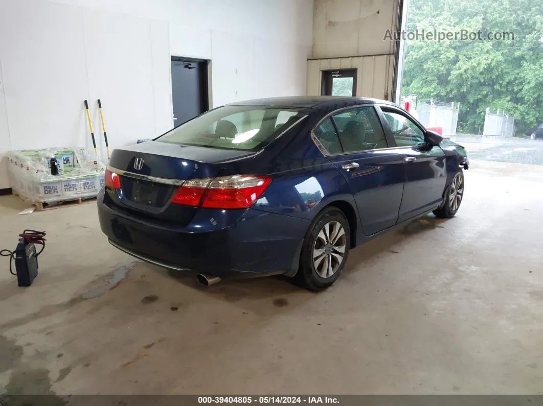 2015 Honda Accord Lx Blue vin: 1HGCR2F38FA228283