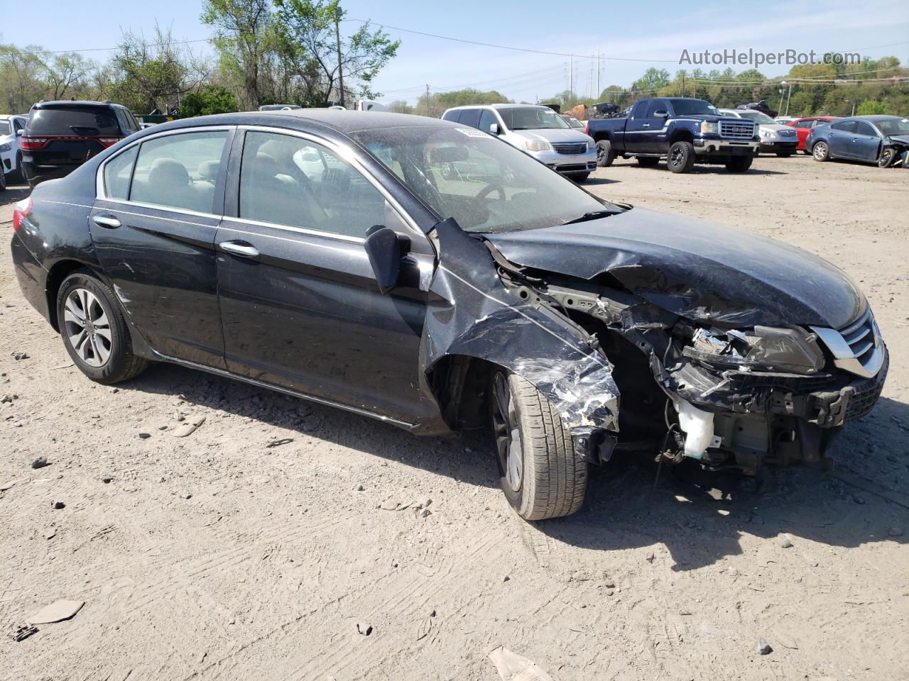 2015 Honda Accord Lx Black vin: 1HGCR2F38FA233872