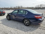 2016 Honda Accord Lx Blue vin: 1HGCR2F38GA152145