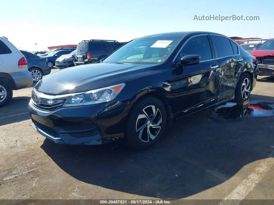 2017 Honda Accord Lx Black vin: 1HGCR2F38HA045744