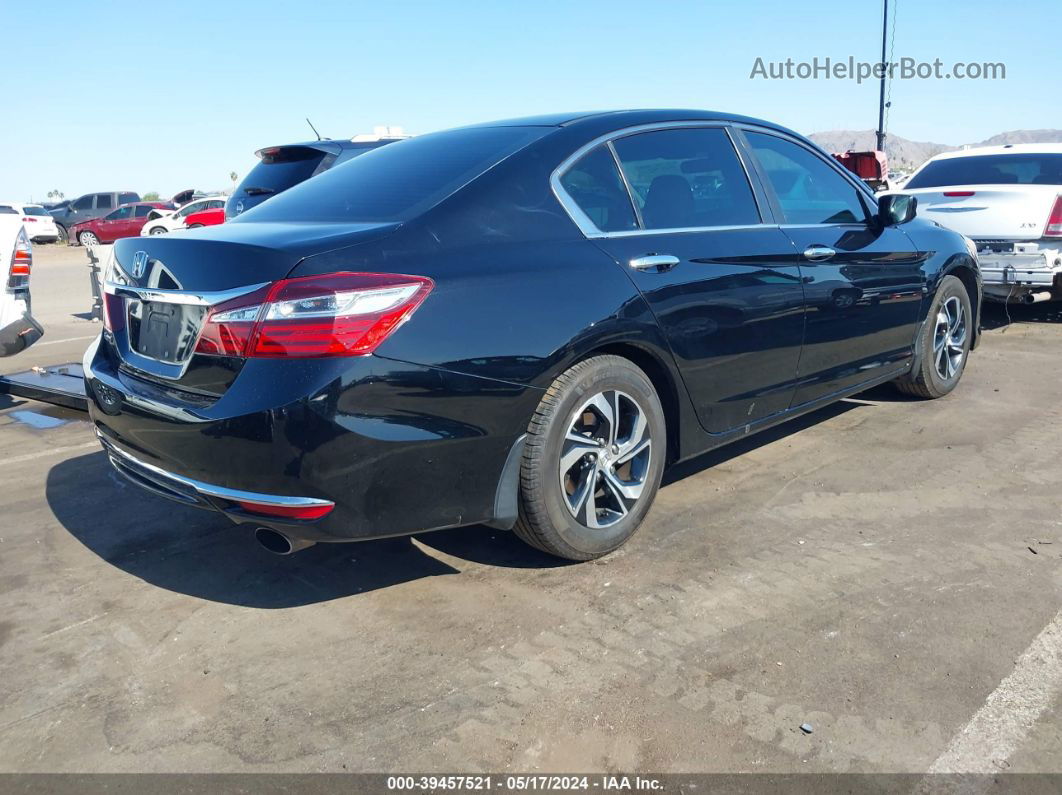 2017 Honda Accord Lx Black vin: 1HGCR2F38HA045744