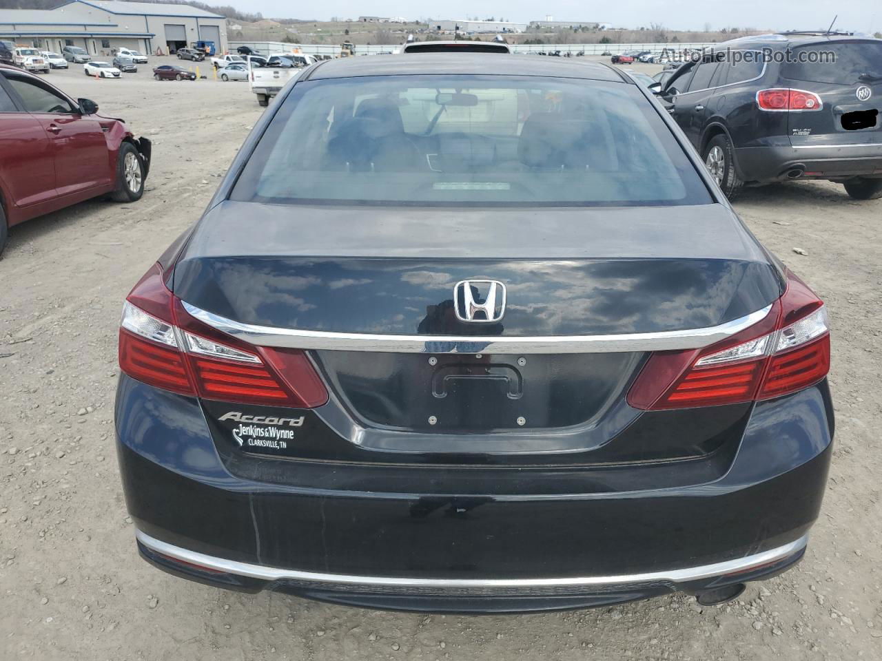 2017 Honda Accord Lx Black vin: 1HGCR2F38HA140465