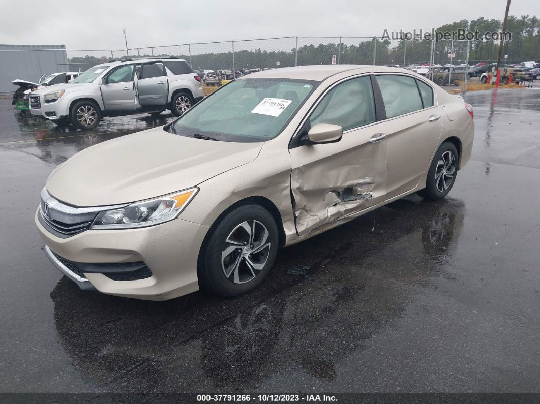 2017 Honda Accord Sedan Lx Бежевый vin: 1HGCR2F38HA162319