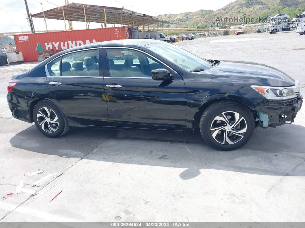 2017 Honda Accord Lx Black vin: 1HGCR2F38HA172736