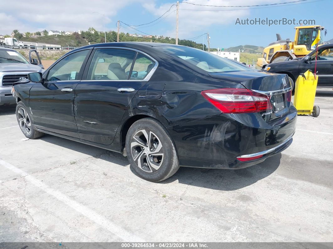 2017 Honda Accord Lx Black vin: 1HGCR2F38HA172736