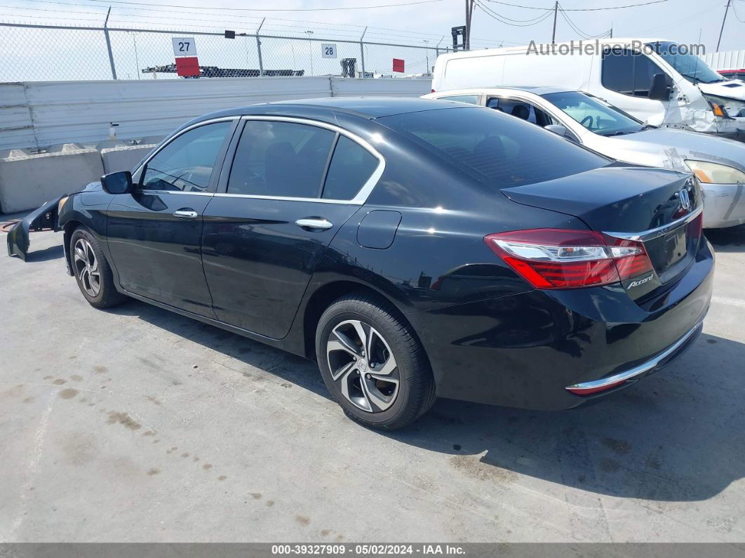 2017 Honda Accord Lx Black vin: 1HGCR2F38HA224172