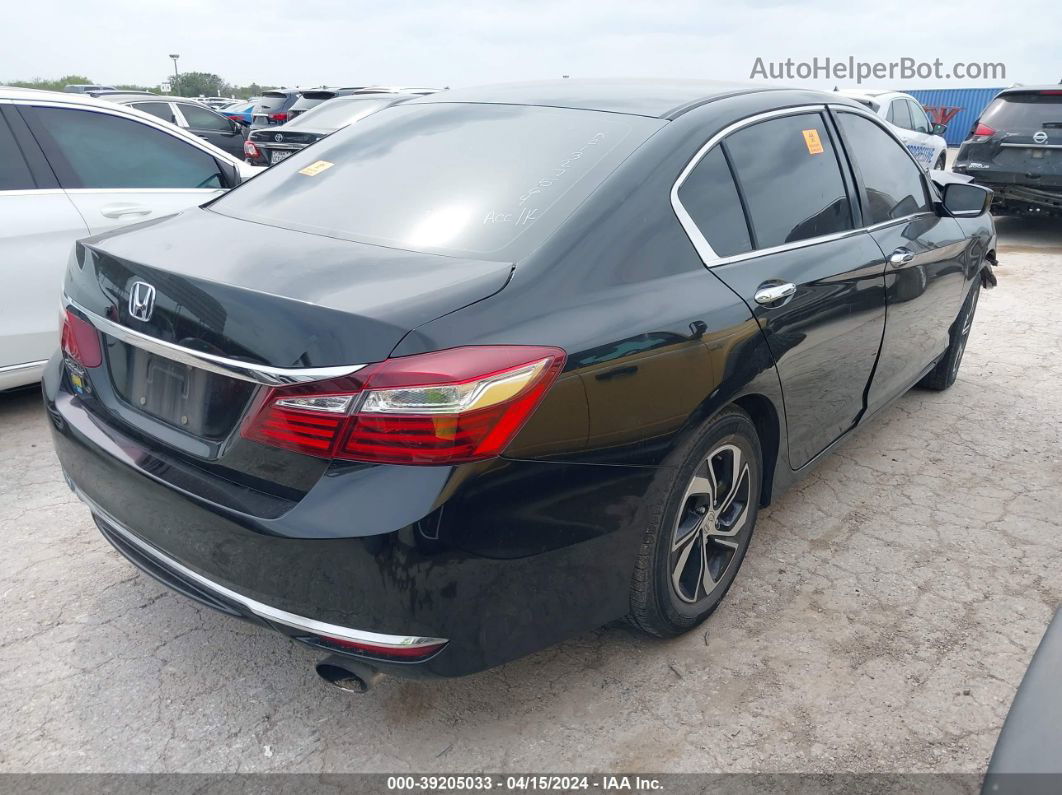 2017 Honda Accord Lx Black vin: 1HGCR2F38HA228285