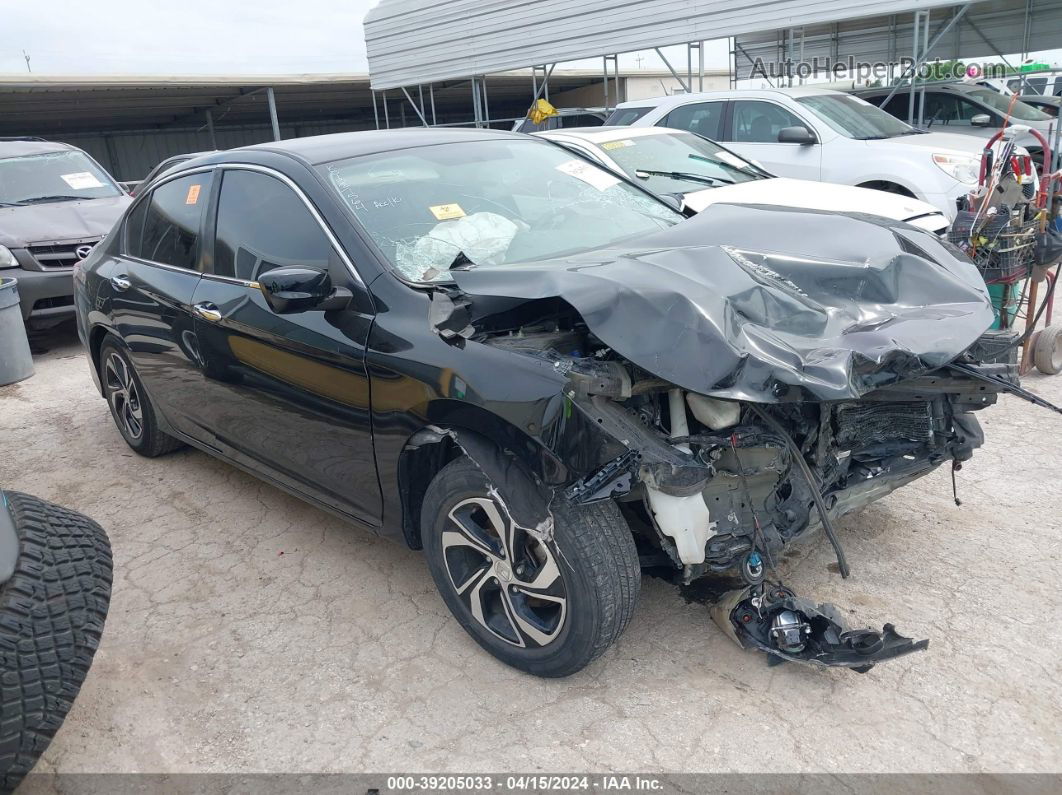 2017 Honda Accord Lx Black vin: 1HGCR2F38HA228285