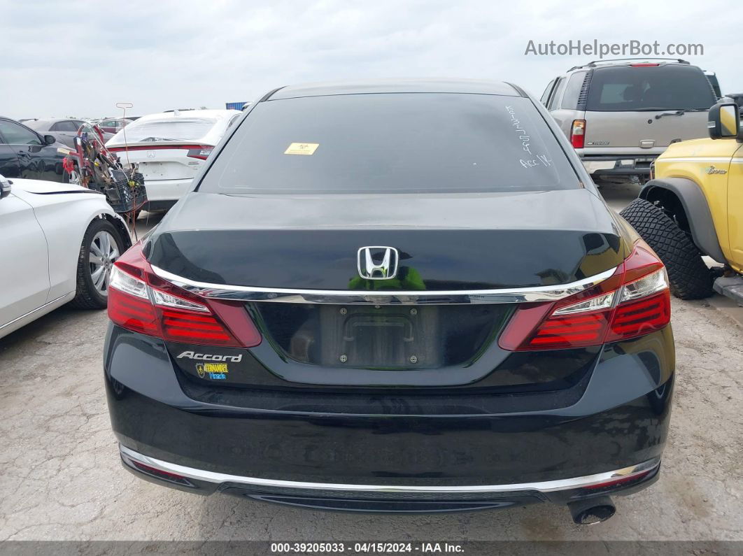 2017 Honda Accord Lx Black vin: 1HGCR2F38HA228285