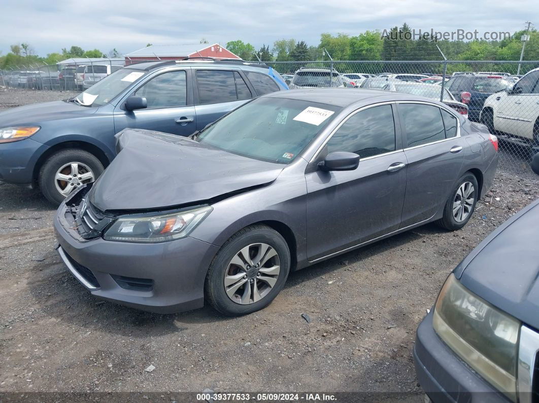 2014 Honda Accord Lx Silver vin: 1HGCR2F39EA031413