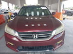 2014 Honda Accord Lx Maroon vin: 1HGCR2F39EA035087