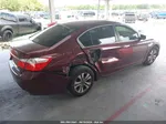 2014 Honda Accord Lx Maroon vin: 1HGCR2F39EA035087