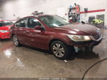 2014 Honda Accord Lx Maroon vin: 1HGCR2F39EA060569