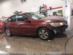 2014 Honda Accord Lx Maroon vin: 1HGCR2F39EA060569