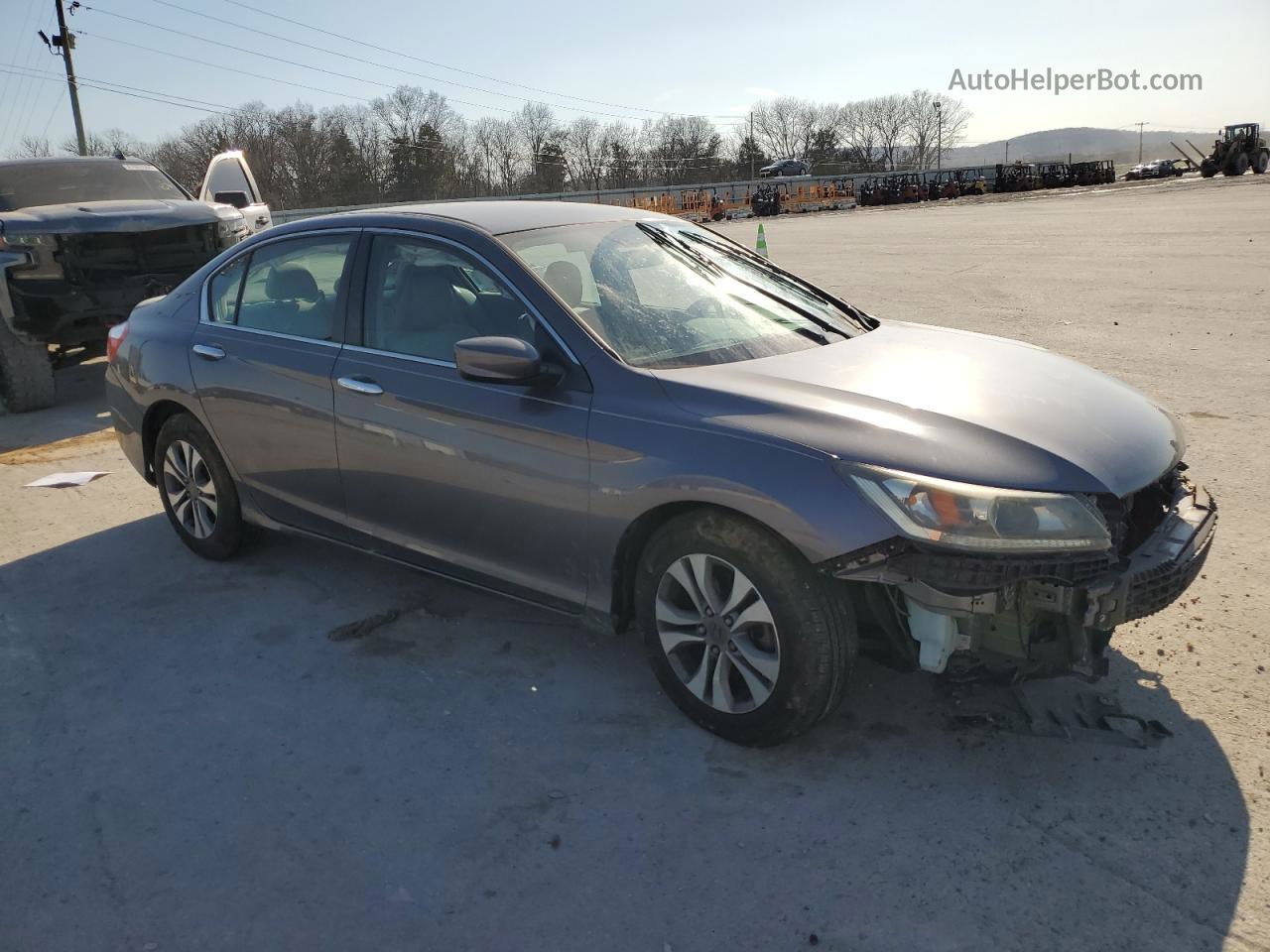 2014 Honda Accord Lx Серый vin: 1HGCR2F39EA072981