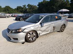 2014 Honda Accord Lx Silver vin: 1HGCR2F39EA074245