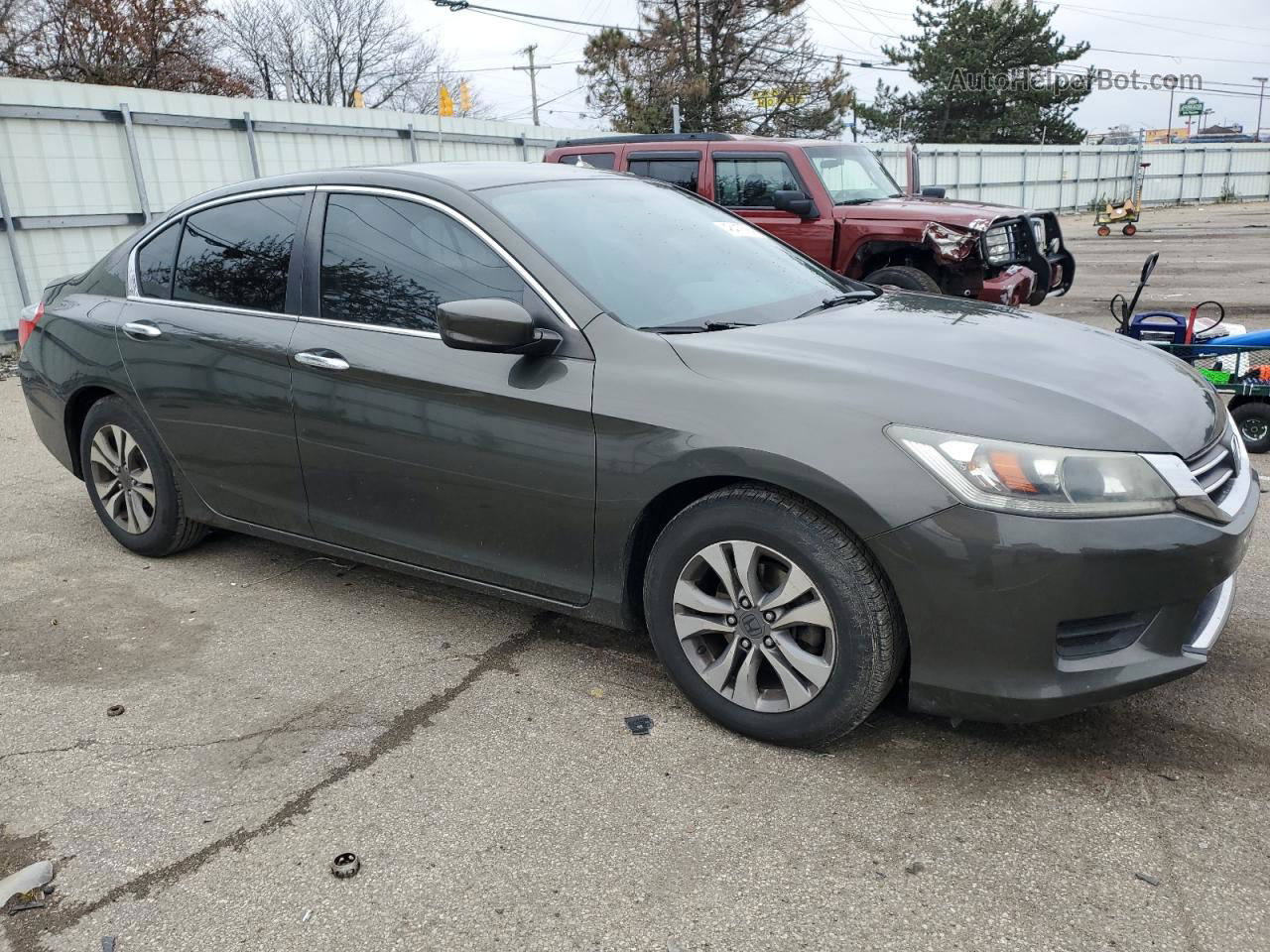 2014 Honda Accord Lx Charcoal vin: 1HGCR2F39EA121452