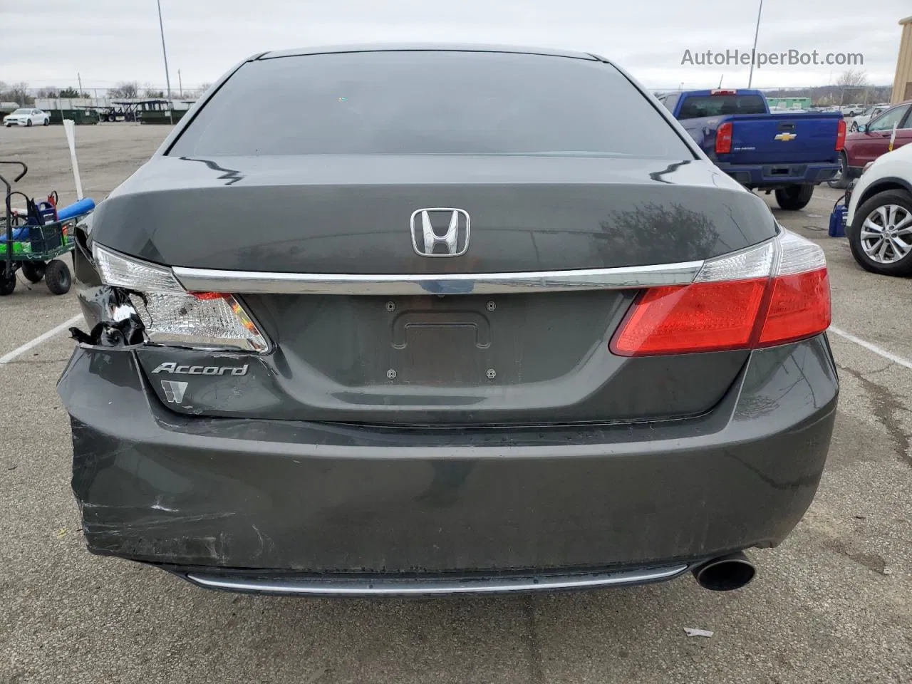 2014 Honda Accord Lx Угольный vin: 1HGCR2F39EA121452