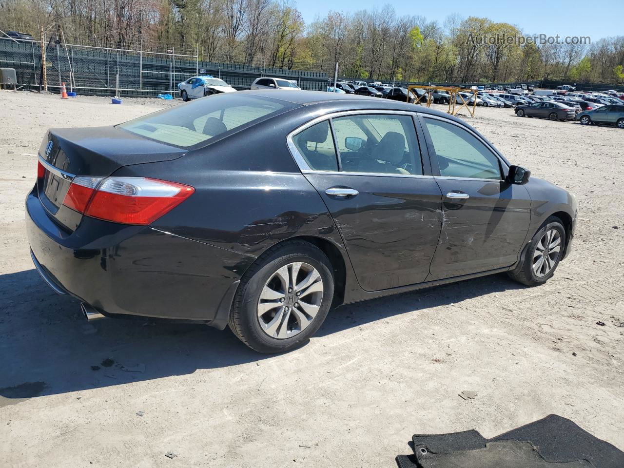 2014 Honda Accord Lx Black vin: 1HGCR2F39EA141314