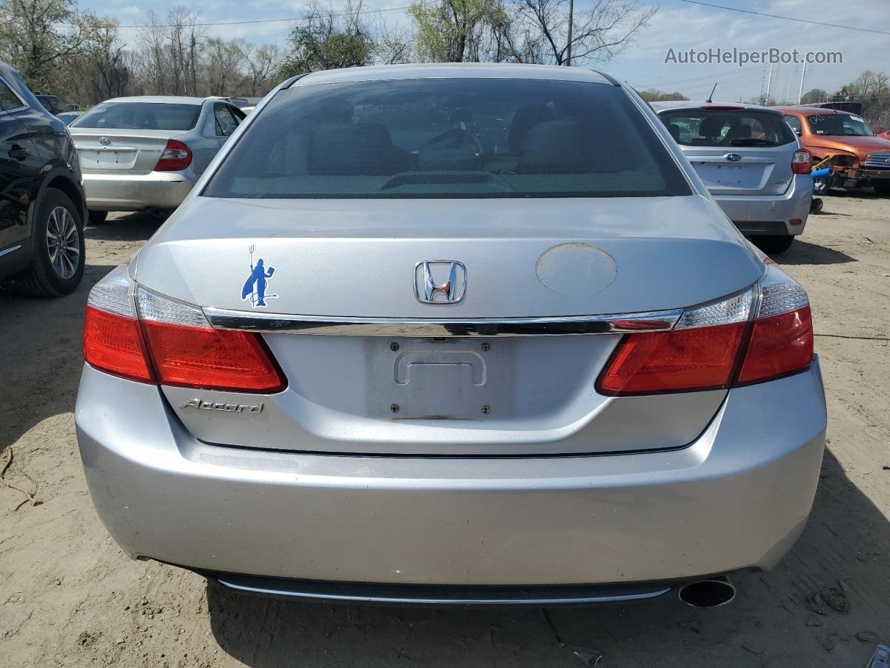 2014 Honda Accord Lx Silver vin: 1HGCR2F39EA151583