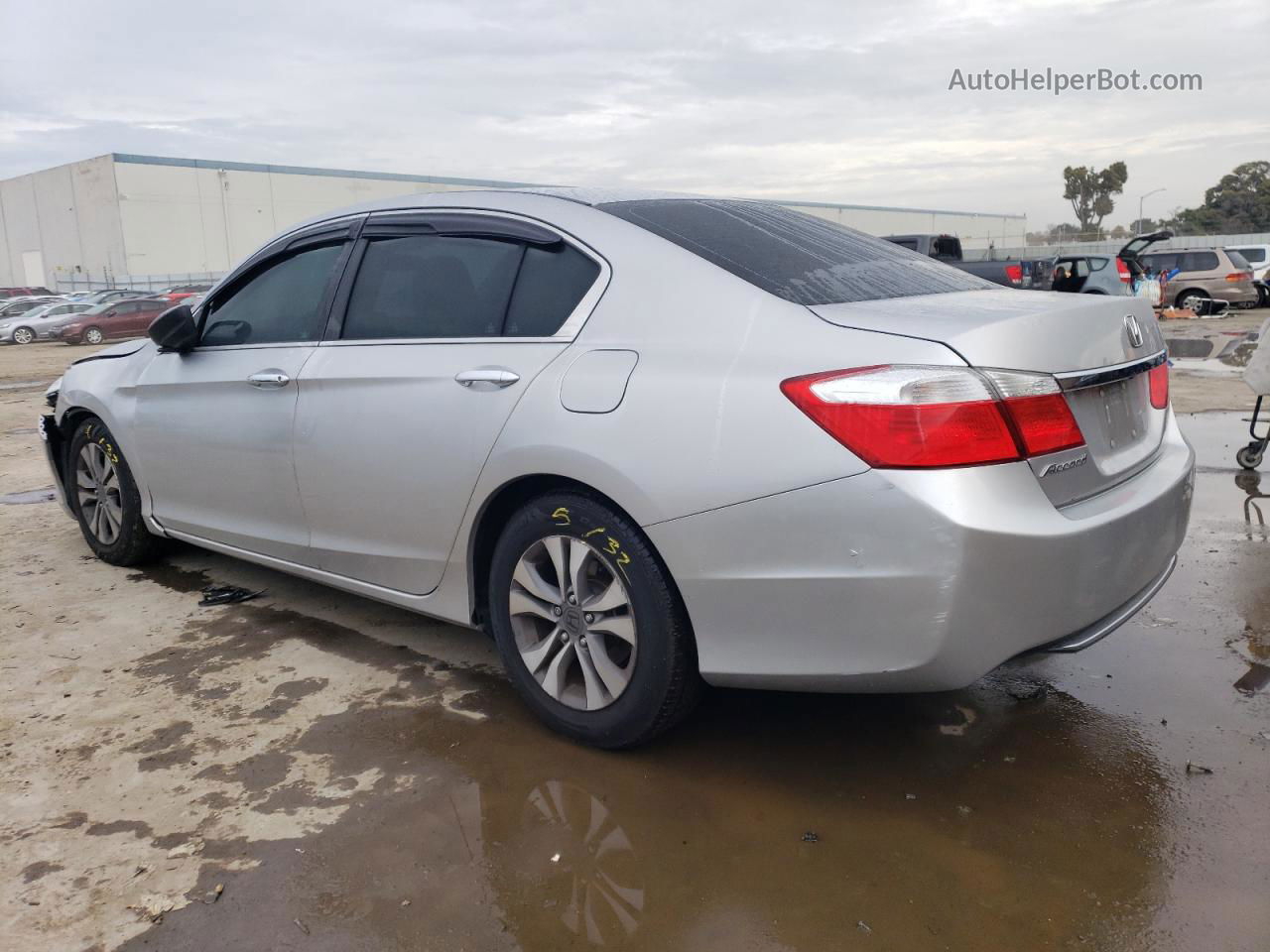 2014 Honda Accord Lx Silver vin: 1HGCR2F39EA158002