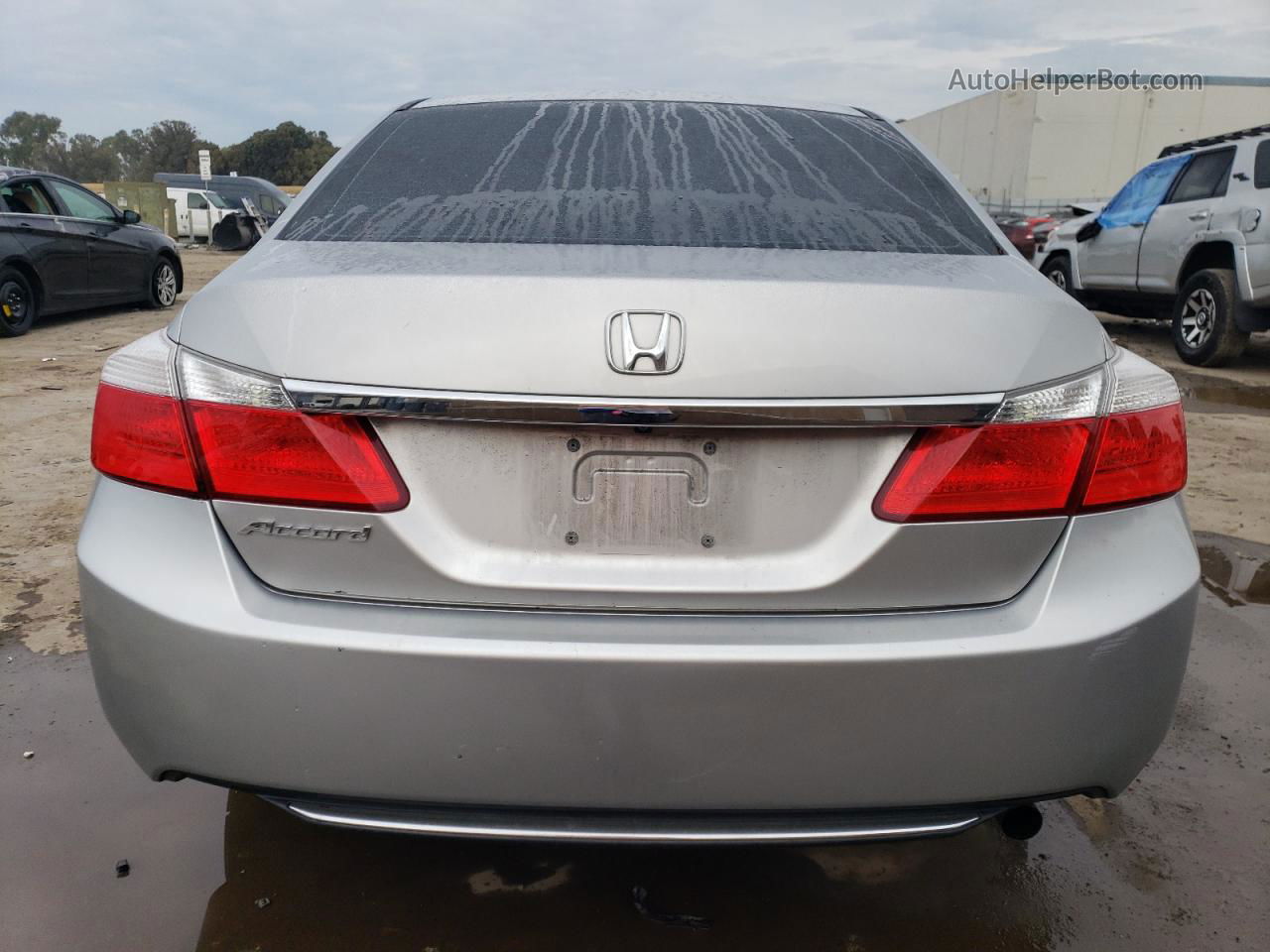 2014 Honda Accord Lx Silver vin: 1HGCR2F39EA158002