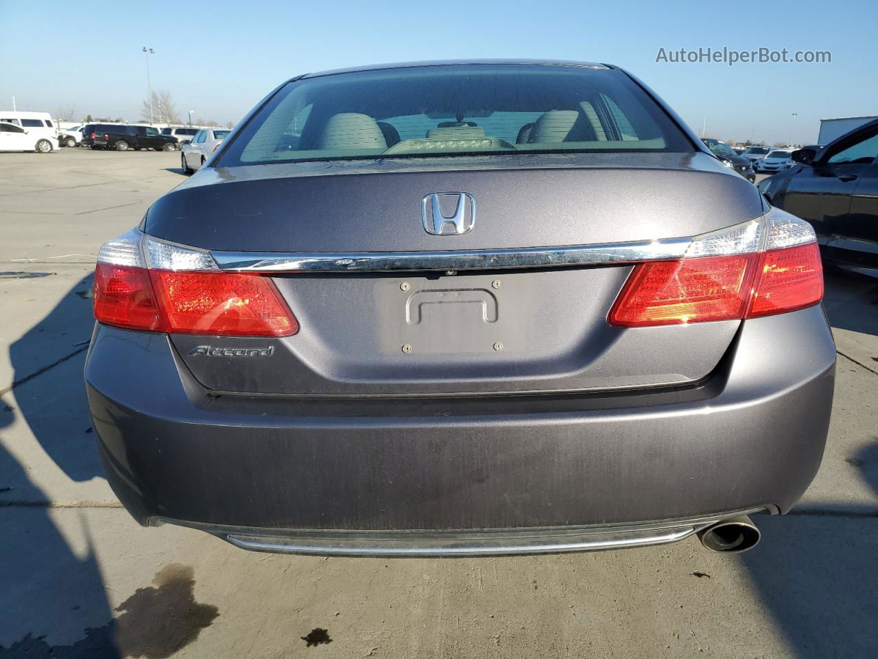 2014 Honda Accord Lx Gray vin: 1HGCR2F39EA199519