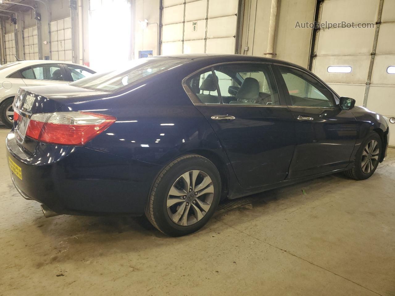 2014 Honda Accord Lx Blue vin: 1HGCR2F39EA226136