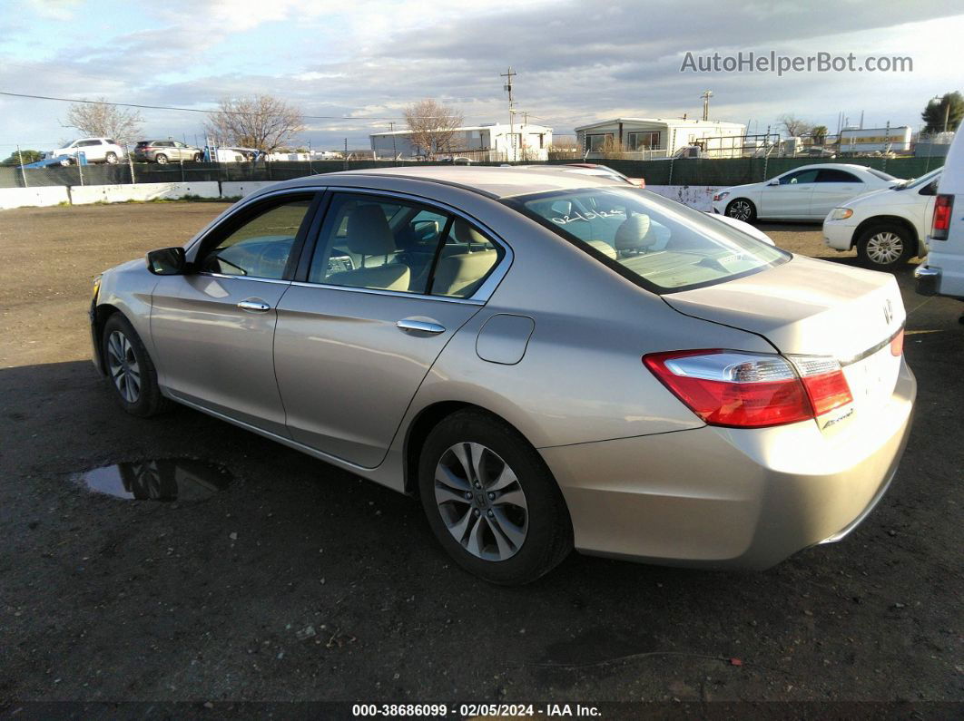 2014 Honda Accord Lx Cream vin: 1HGCR2F39EA267334