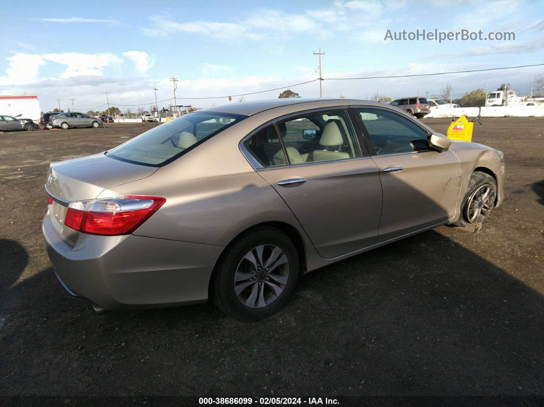 2014 Honda Accord Lx Cream vin: 1HGCR2F39EA267334