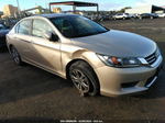 2014 Honda Accord Lx Cream vin: 1HGCR2F39EA267334