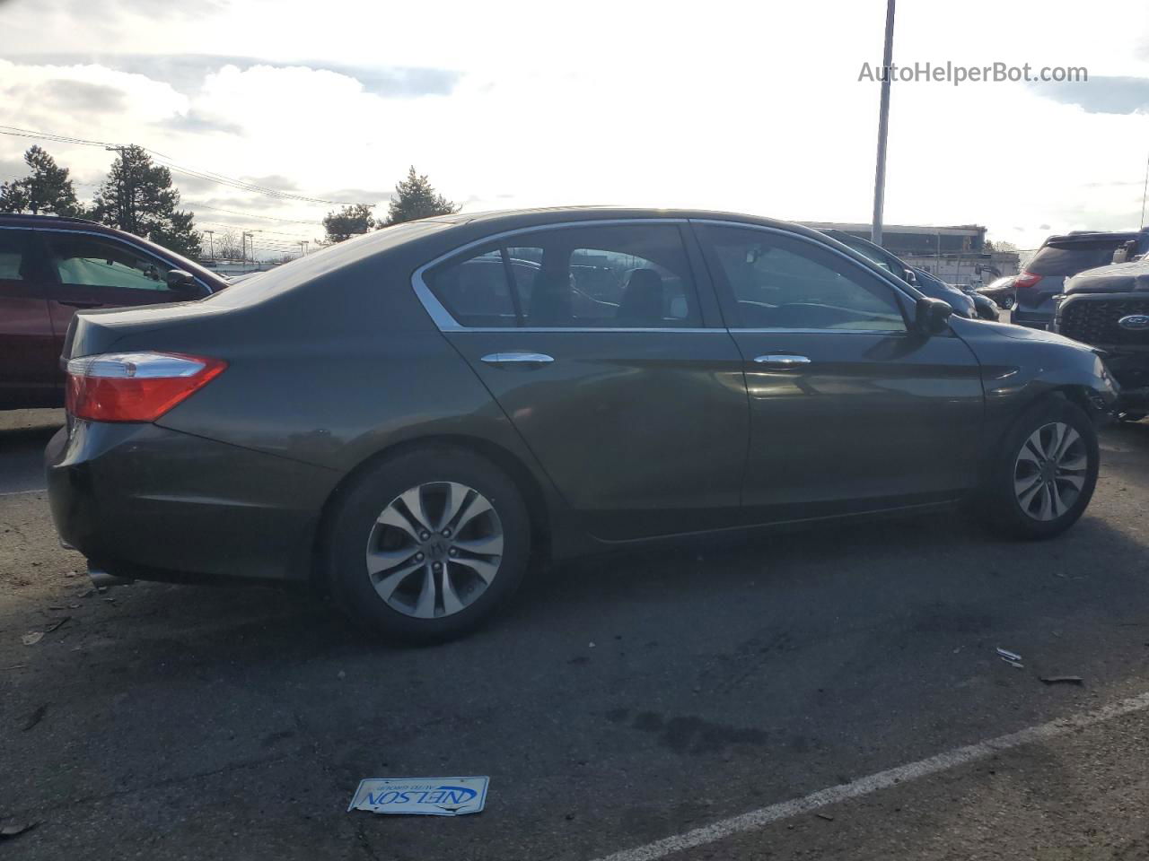 2014 Honda Accord Lx Gray vin: 1HGCR2F39EA272081