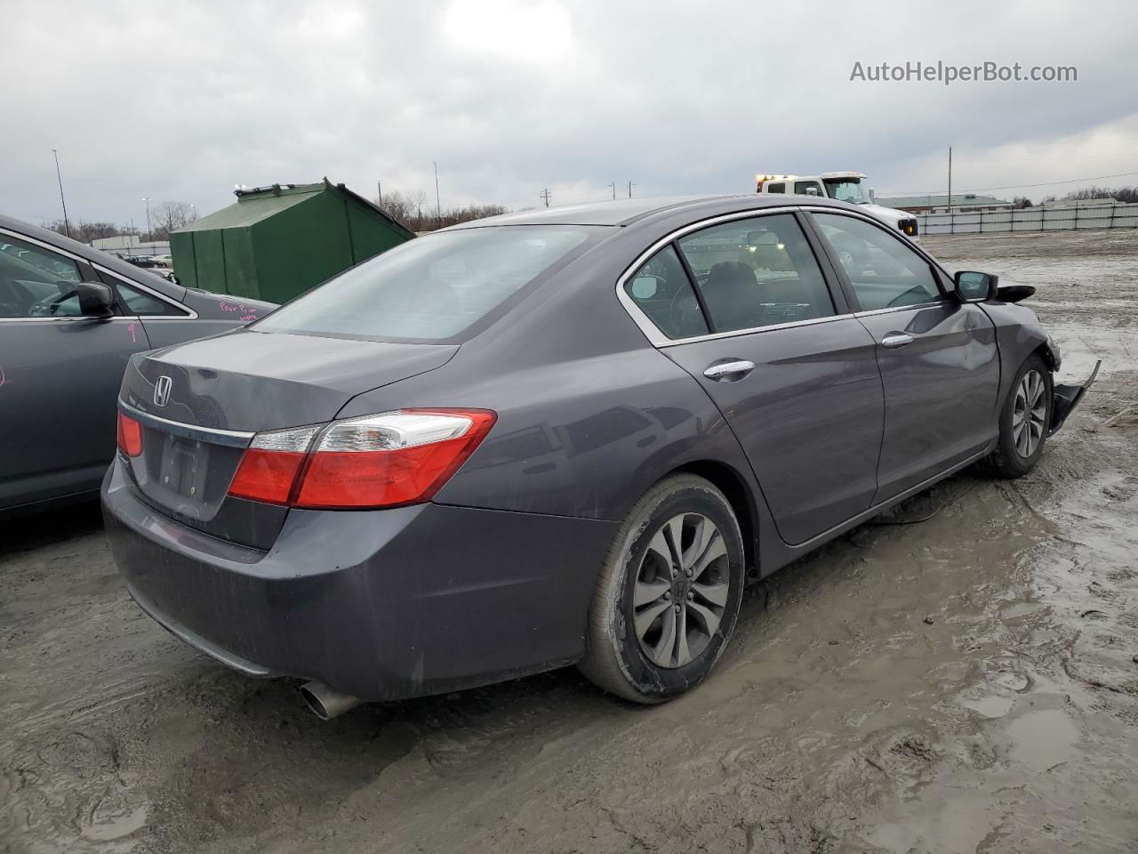 2014 Honda Accord Lx Серый vin: 1HGCR2F39EA284957