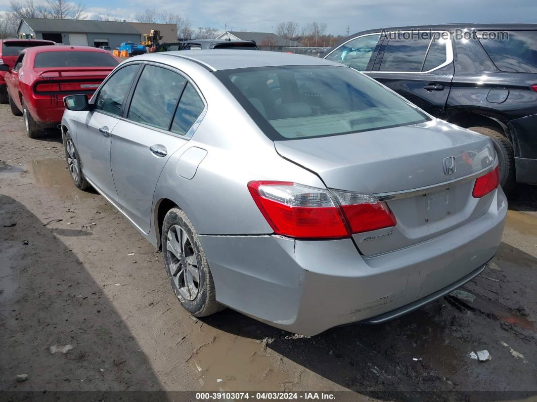 2014 Honda Accord Lx Silver vin: 1HGCR2F39EA287986