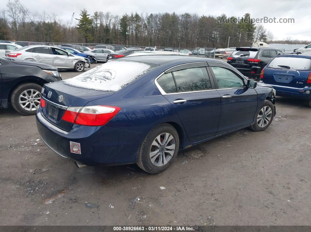 2015 Honda Accord Lx Dark Blue vin: 1HGCR2F39FA007016