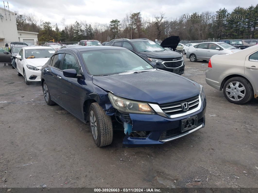 2015 Honda Accord Lx Dark Blue vin: 1HGCR2F39FA007016