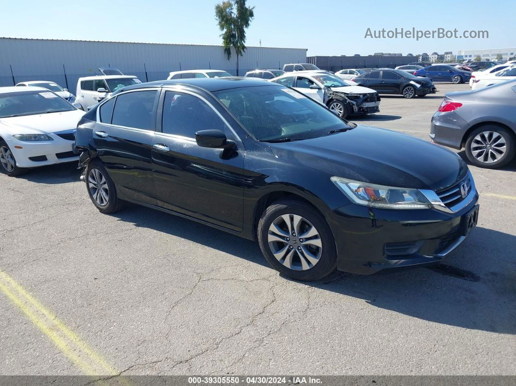 2015 Honda Accord Lx Black vin: 1HGCR2F39FA078183