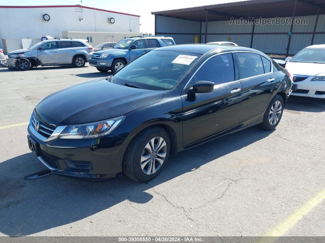 2015 Honda Accord Lx Black vin: 1HGCR2F39FA078183