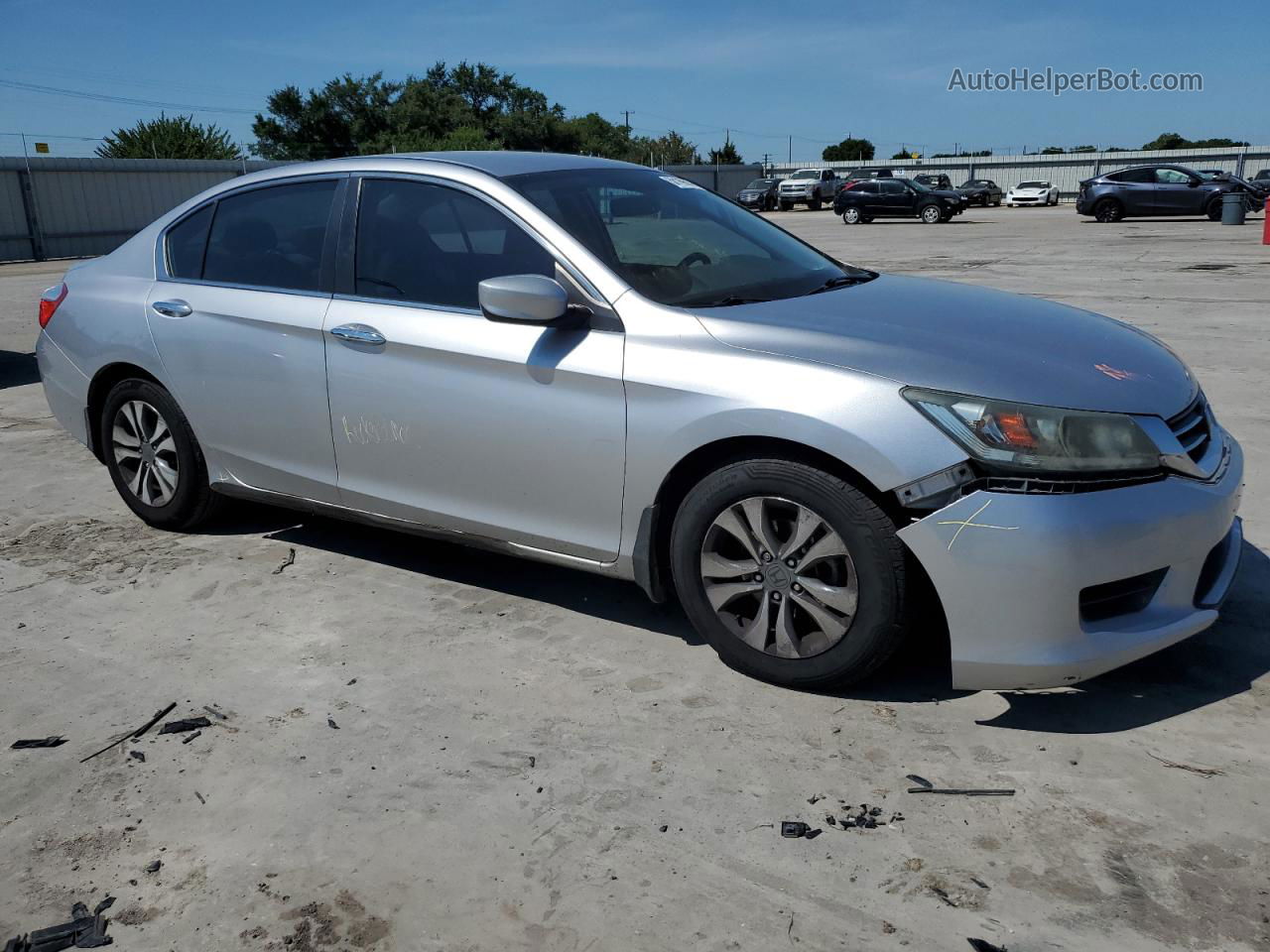 2015 Honda Accord Lx Silver vin: 1HGCR2F39FA156266