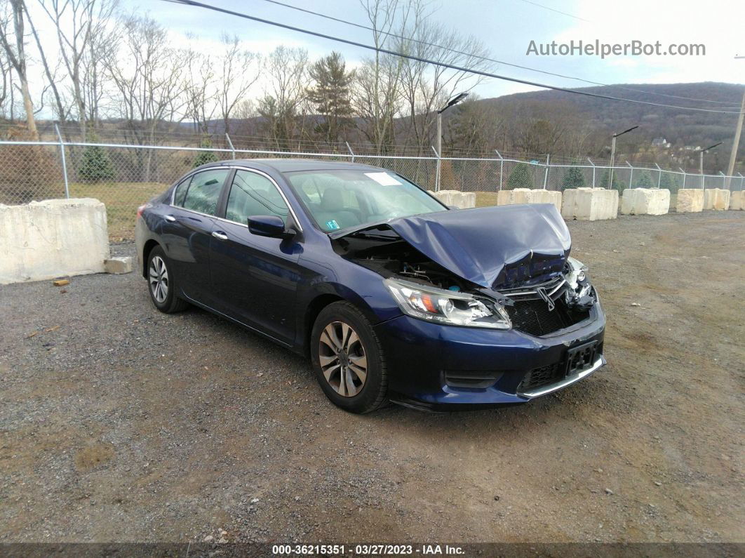 2015 Honda Accord Lx Dark Blue vin: 1HGCR2F39FA173648