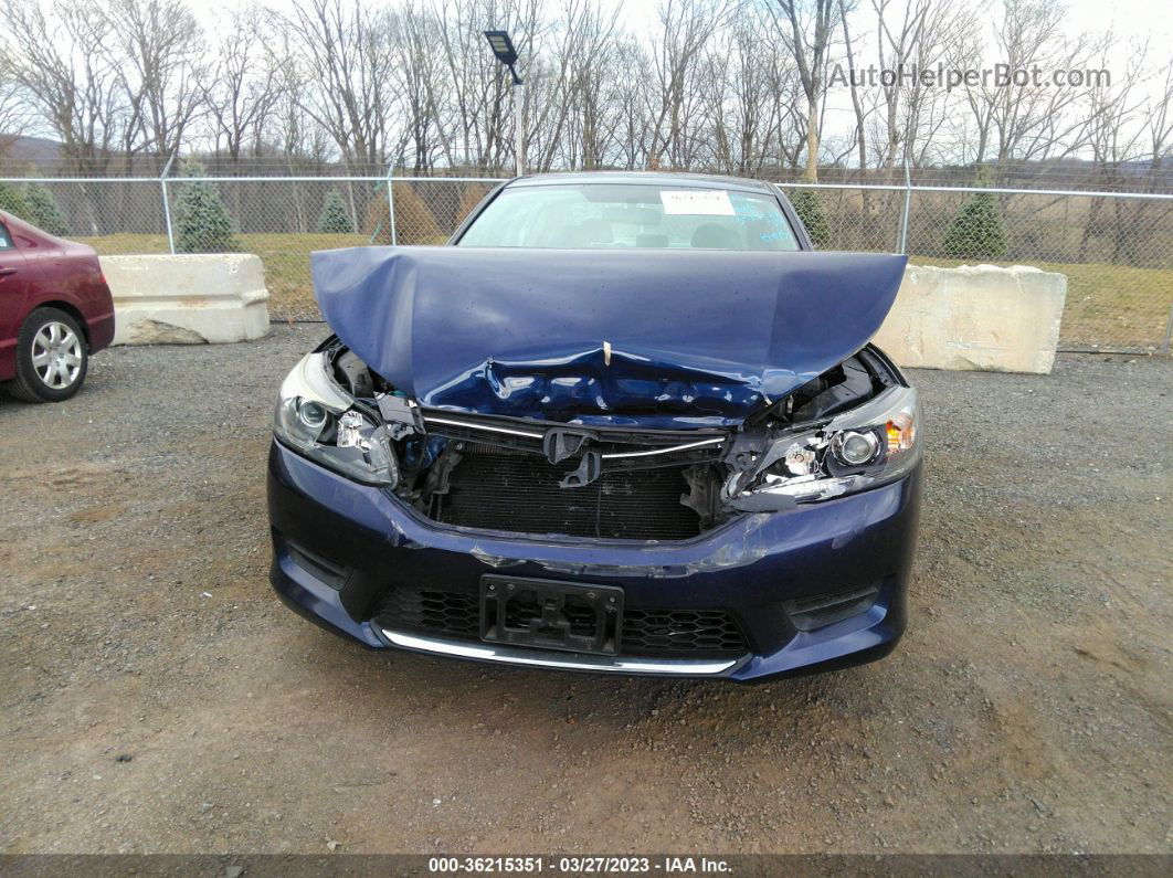 2015 Honda Accord Lx Dark Blue vin: 1HGCR2F39FA173648