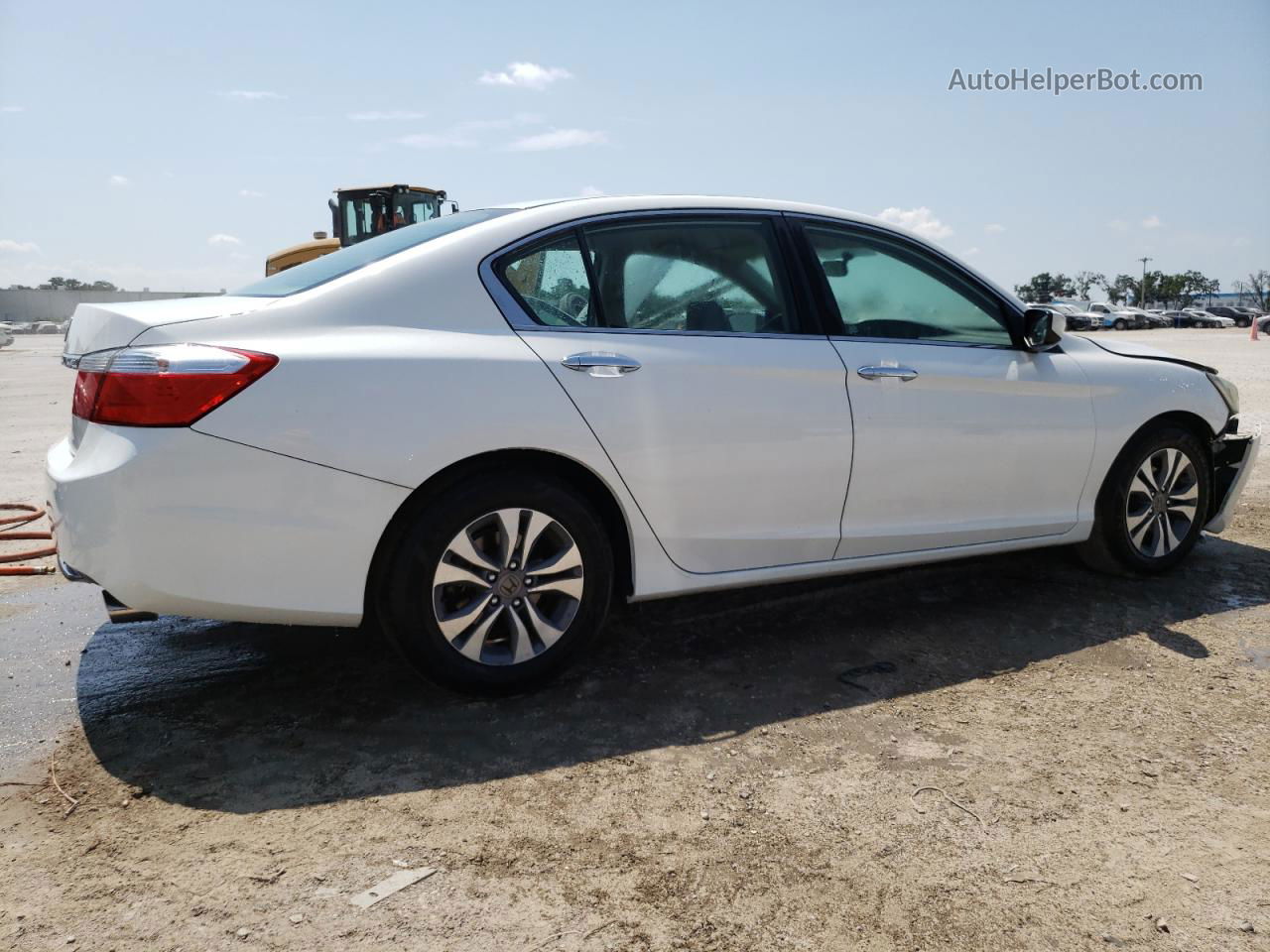 2015 Honda Accord Lx White vin: 1HGCR2F39FA173908