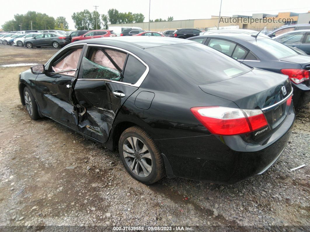 2015 Honda Accord Sedan Lx Black vin: 1HGCR2F39FA225425