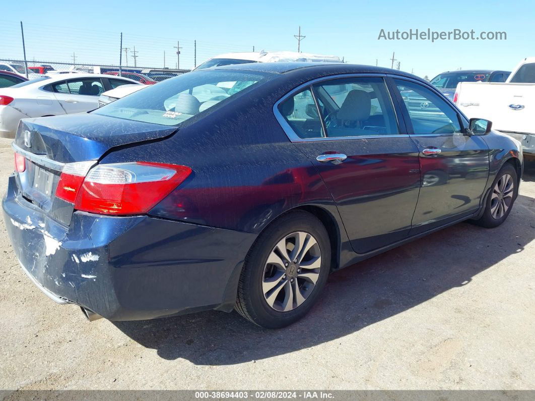 2015 Honda Accord Lx Blue vin: 1HGCR2F39FA246355