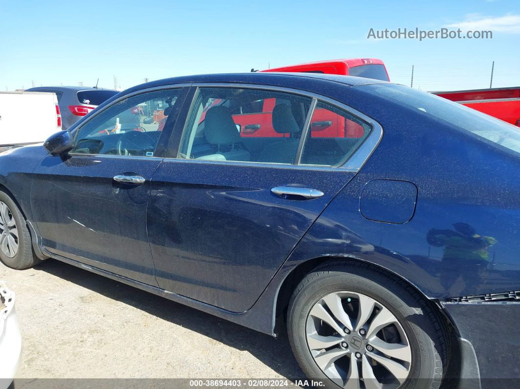 2015 Honda Accord Lx Blue vin: 1HGCR2F39FA246355