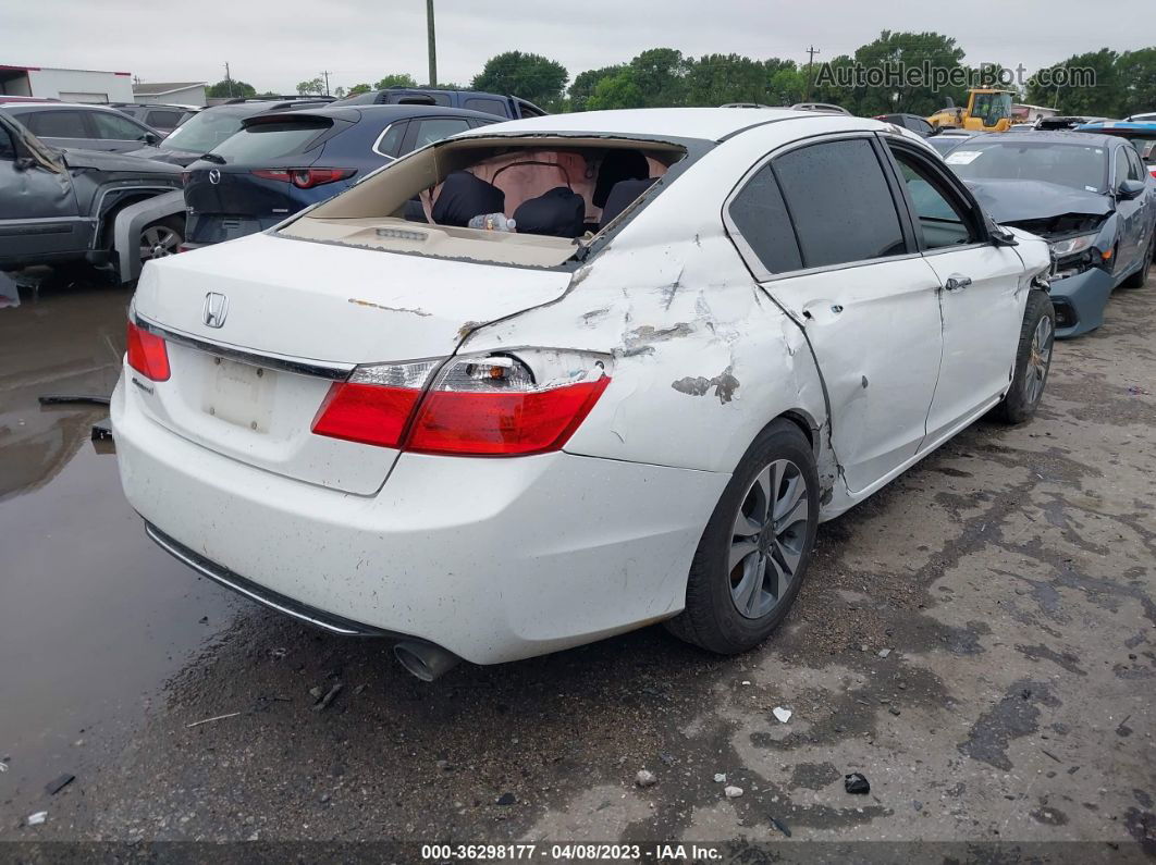 2015 Honda Accord Sedan Lx White vin: 1HGCR2F39FA250227