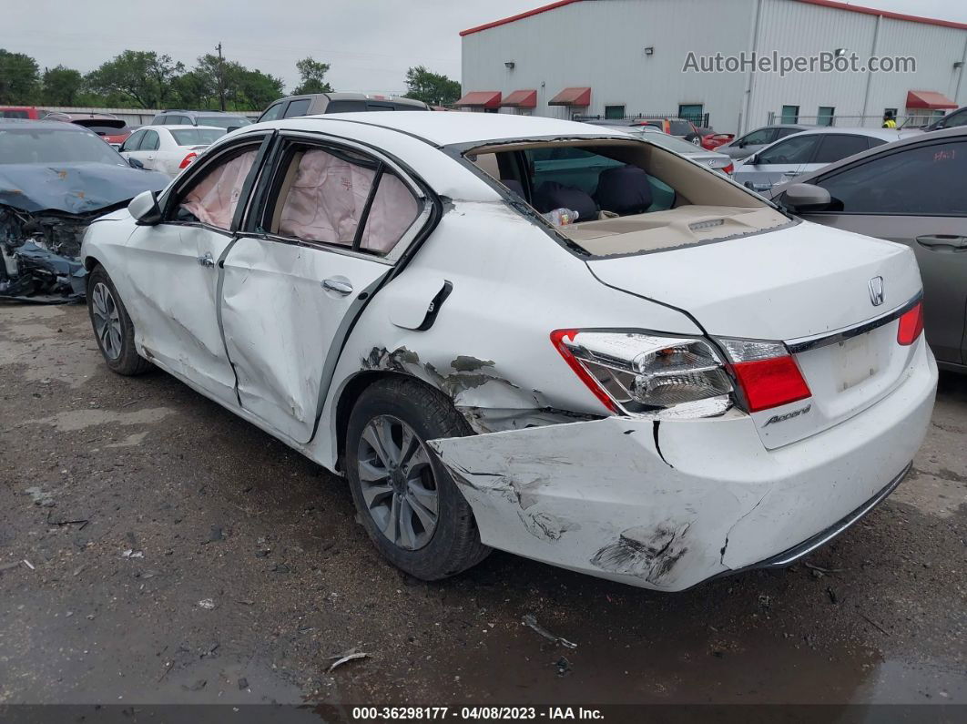 2015 Honda Accord Sedan Lx White vin: 1HGCR2F39FA250227