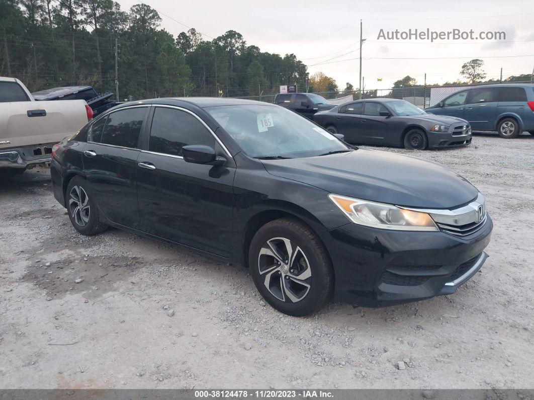 2016 Honda Accord Lx Черный vin: 1HGCR2F39GA029731